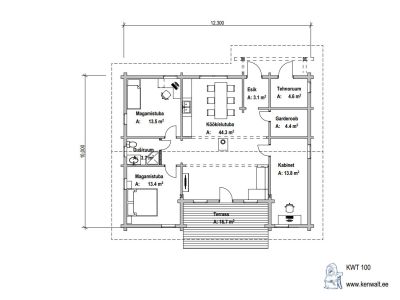 kwt100 palkmaja plaan