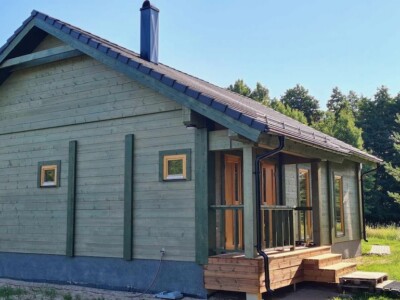 Palkmaja KWT 100 trepp