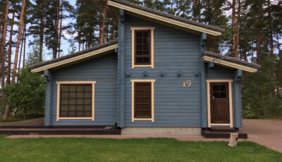 Meremetsa moderne palkmaja