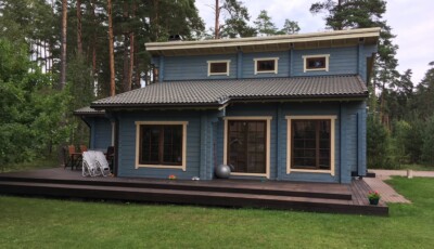 Ilus modenrne palkmaja